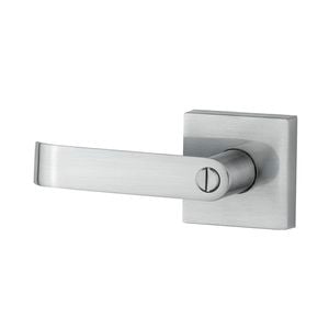 Sylvan Satin Chrome Plate Newton Privacy Lever Set