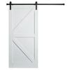 Corinthian 2450 x 1000 x 35mm Internal Barn Door Primed MDF PBD2