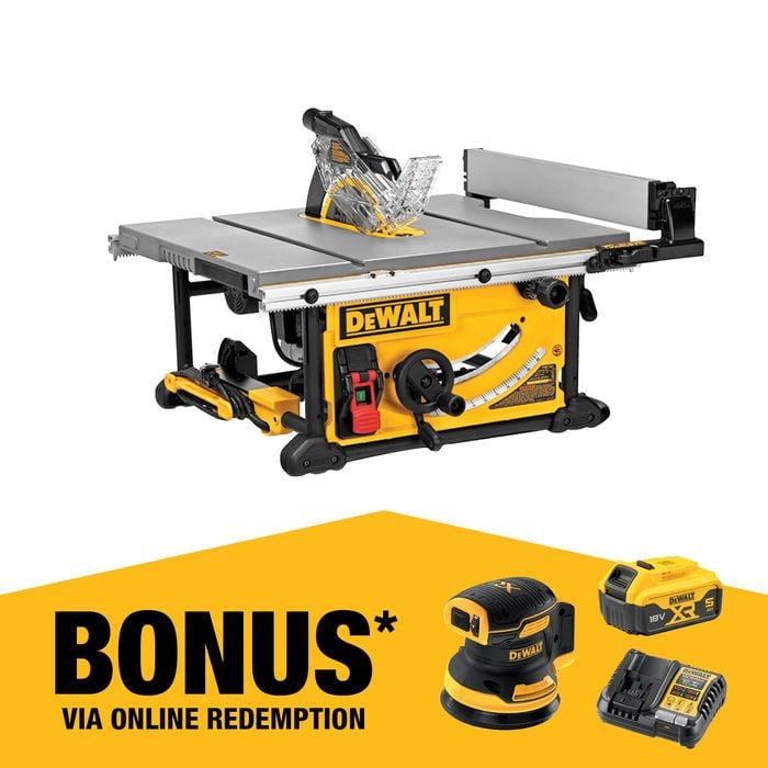 DeWALT 254mm 2000W Heavy Duty Portable Table Saw DWE7491-XE