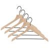 Ezy Storage Arcus Metal Wooden Hangers - 4 Pack