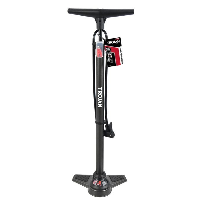 Trojan Floor Pump With Gauge