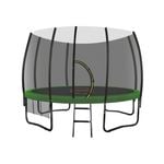 Kahuna Twister 10ft Springless Trampoline - Green