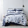 Elle Quilt Cover Set Double 180X210cm Silver MyHouse