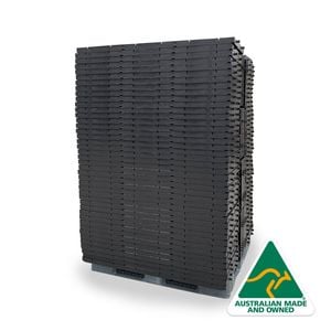 Jack Matrix 1200 x 400 x 40mm Charcoal Fast Floor Panel - 108 Pack