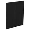 Kaboodle Black Olive Alpine Corner Wall Cabinet Doors - 2 Pack