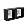 Nicola Spring 2 Piece 4 x 4 3D Shadow Deep Box Photo Frame Set - Craft Display Picture Frame with 2 x 2 Mount