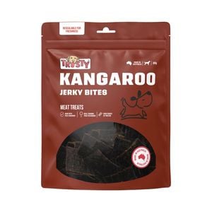 Trusty 300g Kangaroo Jerky Bites Adult Dog Meat Treats