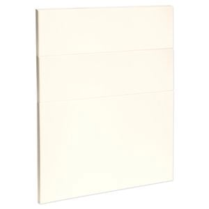 Kaboodle 600mm Antique White Modern 3 Drawer Panels