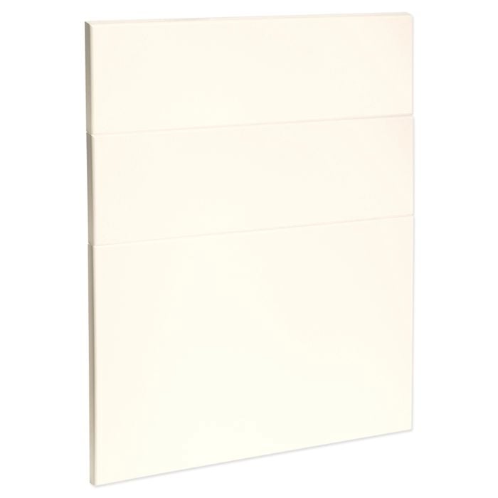 Kaboodle 600mm Antique White Modern 3 Drawer Panels