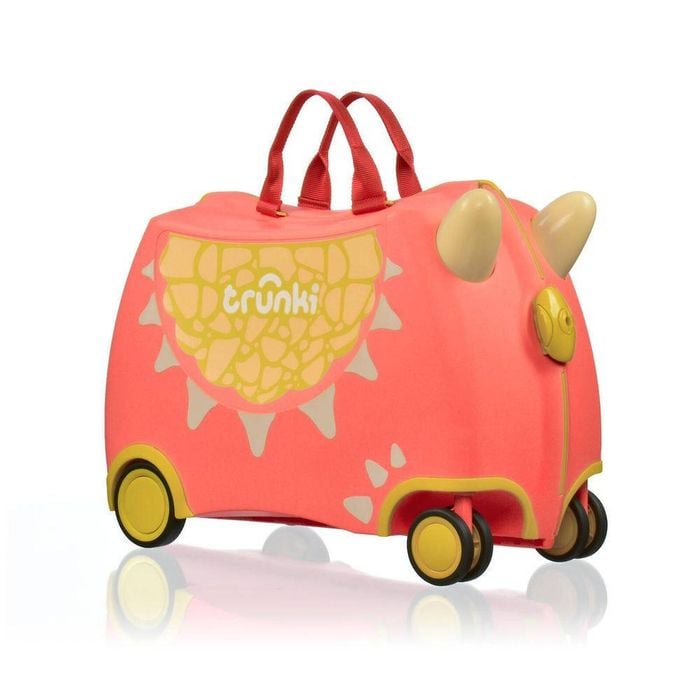 Trunki Glide Ride On Luggage Kids Suitcase Toy Box Dylan The Dragon