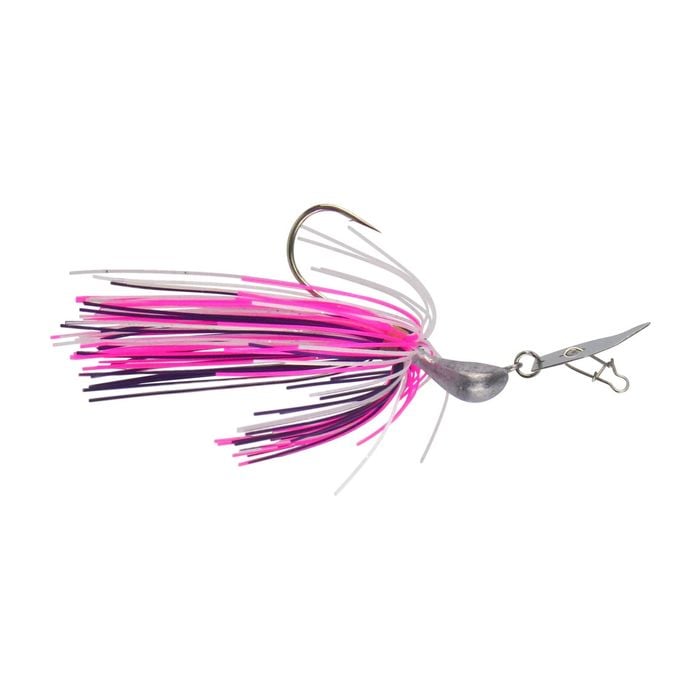 Dekoi 14gm Bladed Swim Jig, Chatterbait, Hot Flash, 2 Pack