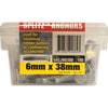 Macsim 38mm Masonry Splitz Anchor Gal - 100 Pack