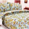 280TC Green Floral Polyester Cotton Printed Quilt Cover Set Queen