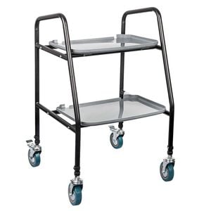 Mobile Meal Tray Walker - Height Adjustable, Lockable Brakes
