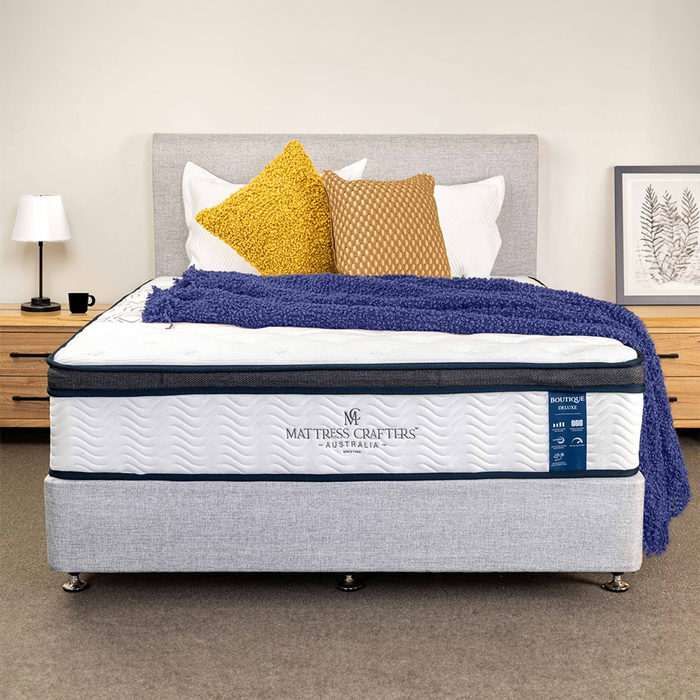Mattress Crafters Boutique Deluxe 7 Zone Pocket Spring Memory Foam Mattress 30cm