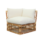 Home Bazar Corner Manhattan Rattan Lounge - Corner