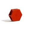 Ben David Hex Flower Vase Home/Lounge Decor Small - Rust