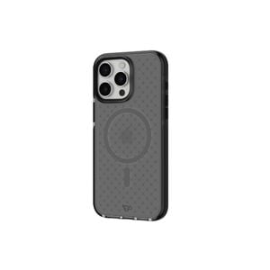 Tech21 Evoclear W/ Magsafe Phone Case For Apple Iphone 15 Pro Max - Smokey/black