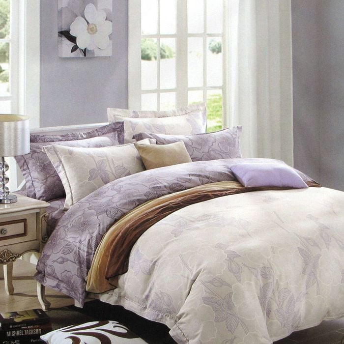 Bloomington 250TC Gilmore Cotton Reversible Quilt Cover Set Queen