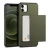 Hard Case Wallet Card Slot Cover - For Apple iPhone 7 Plus / 8 Plus (Green)