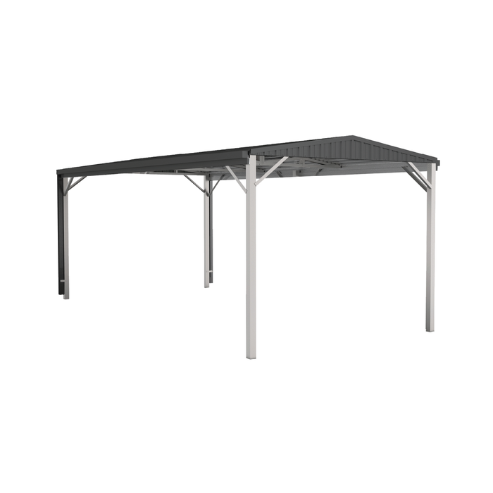 Absco Structures 3.00 x 6.00 x 2.66m Monument Single Gable Carport