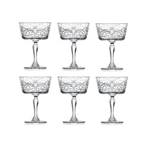 RCR Tattoo Champagne Dessert Goblet Set 6 - 268ml