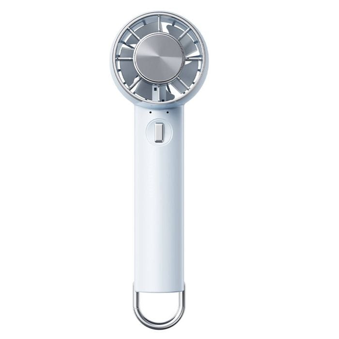 Catzon Portable Handheld Fan with Adjustable Gears Ice Cooling Pad-Blue