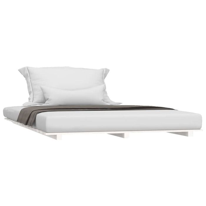 vidaXL Bed Frame Bedroom Platform Base White Base Double Size