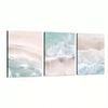 3 Set of Ocean & Beach Wave Print 100% Australian Made 3 x 40x60cm  (Stretched)