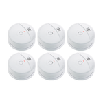 FirePro 9V Photoelectric Smoke Alarm - Pack of 6
