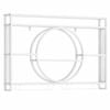 Costway Wall Wine Rack Glass Bottle Holder Bar Shelf Kitchen White