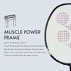YONEX Muscle Power 29 Carbon Graphite Strung Badminton Racket with Full ...