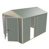 Build-a-Shed 2.3 x 3.0 x 2.3m Gable Single Sliding Side Door Shed - Green