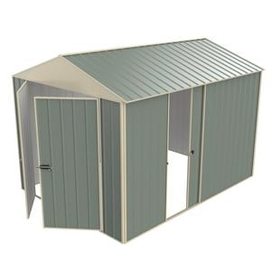 Build-a-Shed 2.3 x 3.0 x 2.3m Gable Single Sliding Side Door Shed - Green