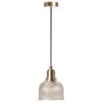 Home Design Brass Look Small Antica Pendant Light