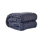 Dreamz Knit Weighted Blanket 6.5KG Double Dark Grey