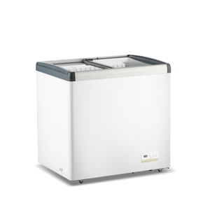 Thermaster 256L Chest Freezer with Flat Glass Sliding Lids