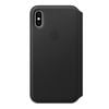 Apple iPhone XS Max Leather Folio - Black
