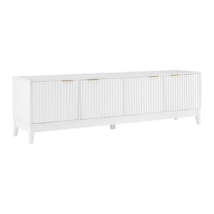 Adoria Entertainment Unit TV Cabinet 180cm 4 doors white