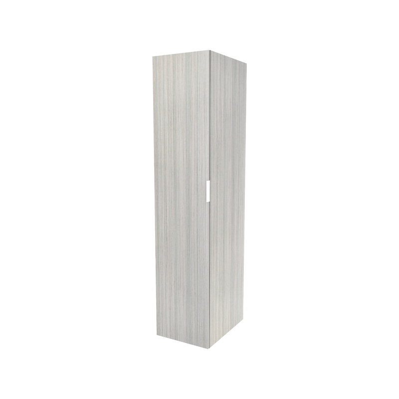 Lugna 2048 x 450 x 580mm Mist 3 Shelf 3 Drawers Left Hinged Door Storage Cabinet