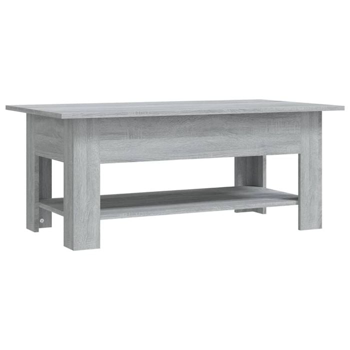vidaXL Coffee Table Grey Couch Table Living Room Accent Table