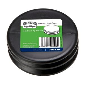 Reln Stretch Ag-Pipe 100mm End Cap