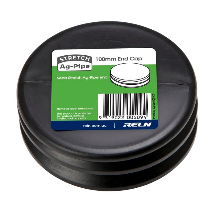 Reln Stretch Ag-Pipe 100mm End Cap