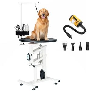 Advwin Electric Pet Grooming Table + Pet Hair Dryer Pet Grooming Station