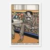 Galrie Wiener Cafe Der Literat Art Nouveau Poster by Carl Otto Czeschka-Vintage Wall Art, Poster Only, A2 42x 60cm (16 x 24inch)