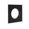 Sandleford Matt Black Square Newspaper Ring