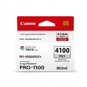 Canon PFI-4100PGY Photo Gray Ink Cartridge - 80ml