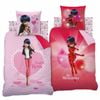 Miraculous Ladybug Sweet Paris Cotton Quilt Cover Set - Single Bed Size