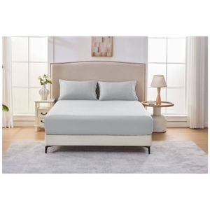 Grosvenor House 500TC Egyptian Cotton Fitted Bed Sheet Only King Silver
