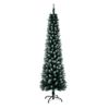 Tinseltown Slim Christmas Tree 1.8M 6FT Green and White
